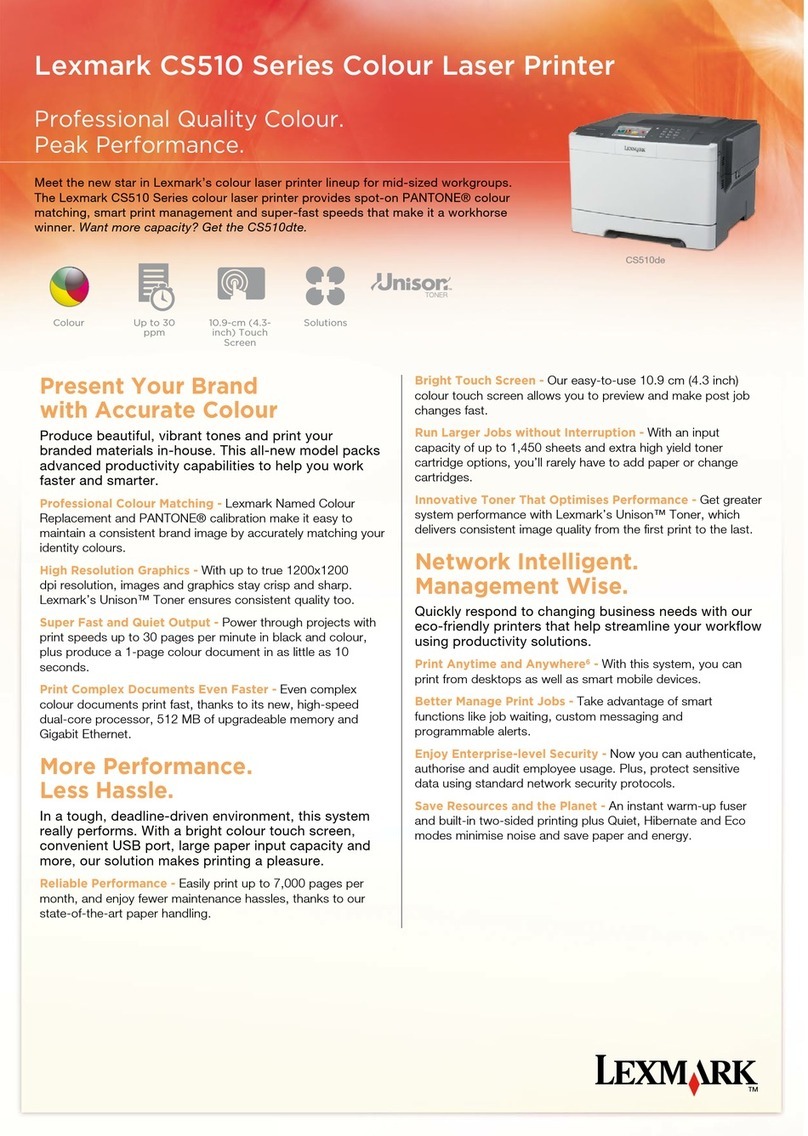 Lexmark CS510de Manuel utilisateur