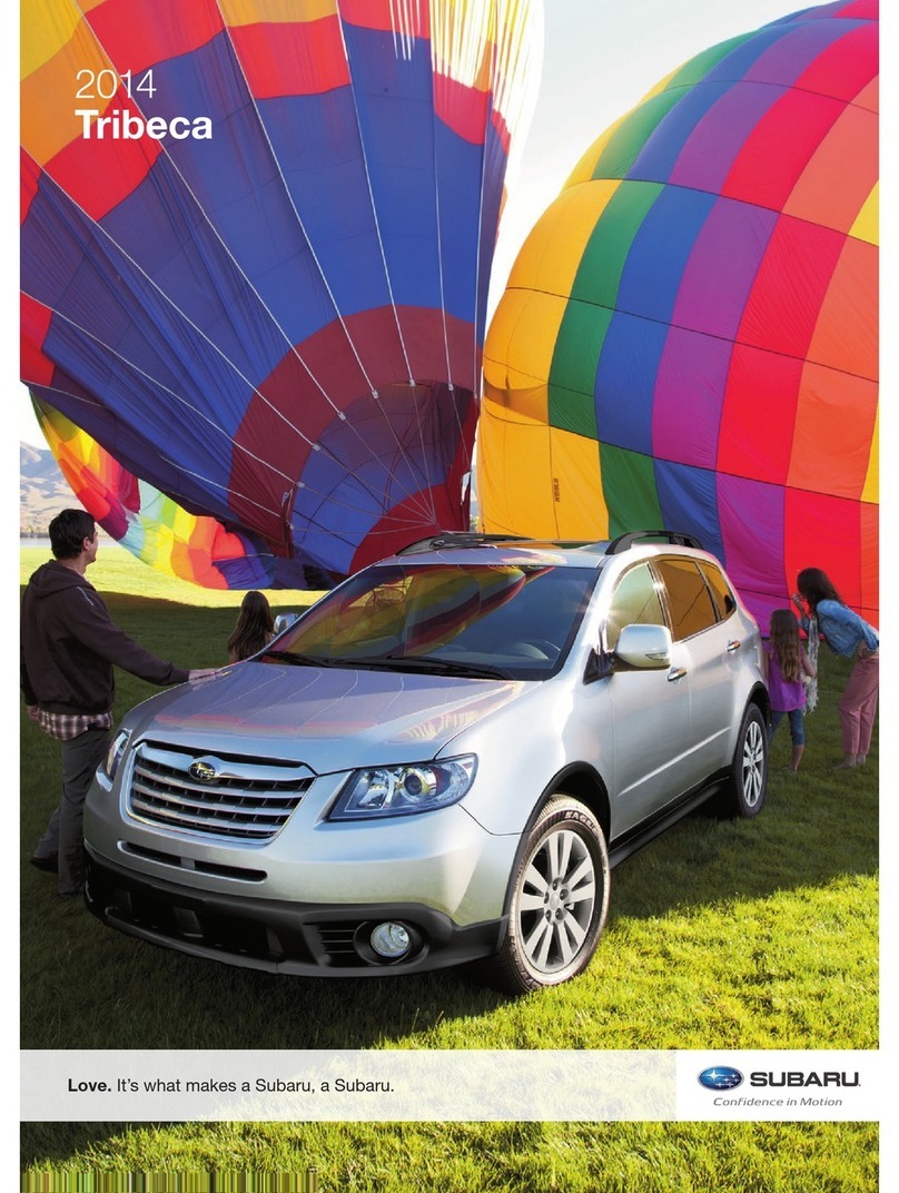 Subaru Tribeca Manuel utilisateur