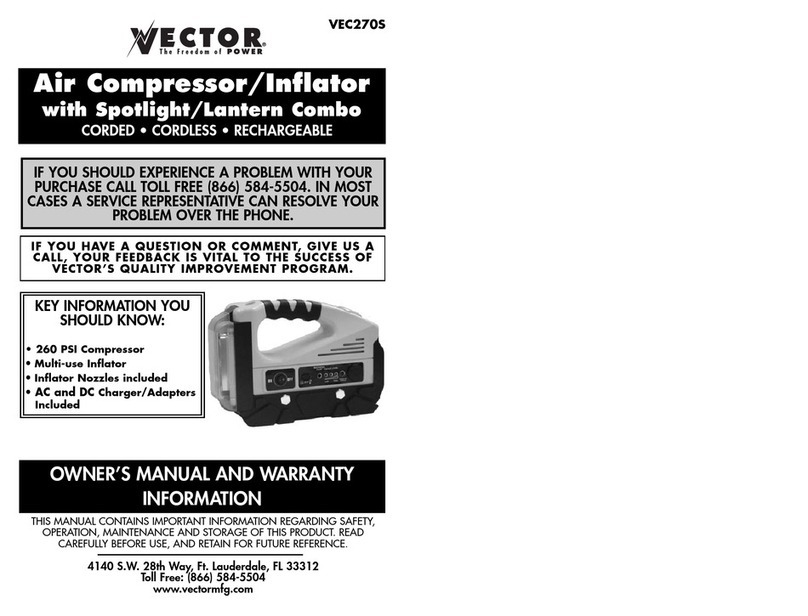 Vector VEC270S Manuel utilisateur