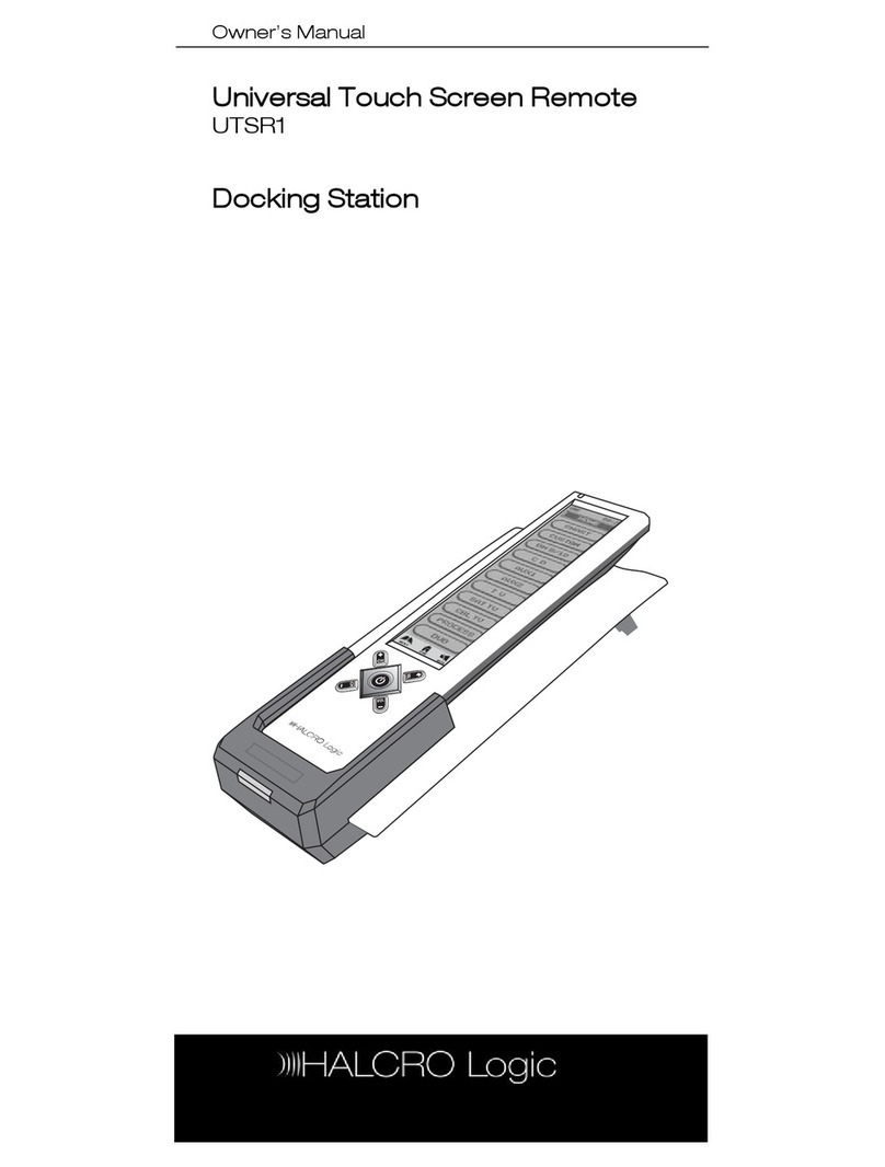 Halcro UTSR1 Manuel utilisateur