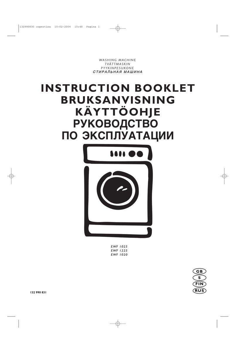 Electrolux EWF 1020 Manuel utilisateur