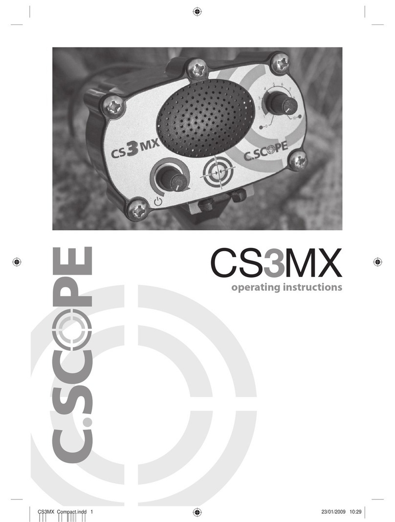 C-SCOPE CS3MX Manuel utilisateur C-SCOPE CS3MX Manuel utilisateur