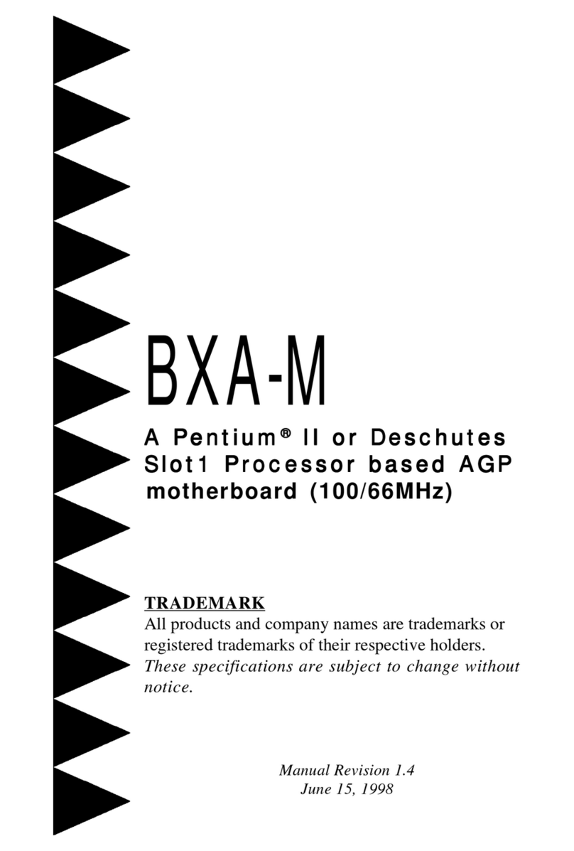 EPOX BXA-M Manuel utilisateur EPOX BXA-M Manuel utilisateur