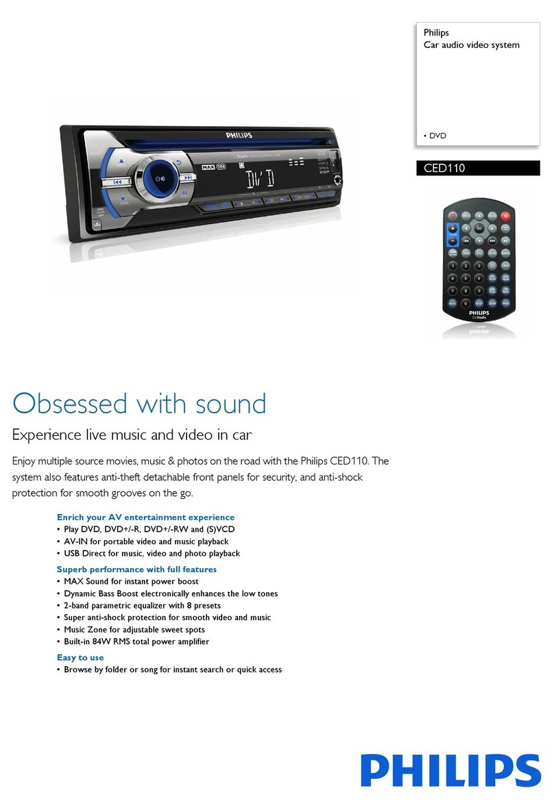 Philips CED110 Manuel utilisateur Philips CED110 Manuel utilisateur