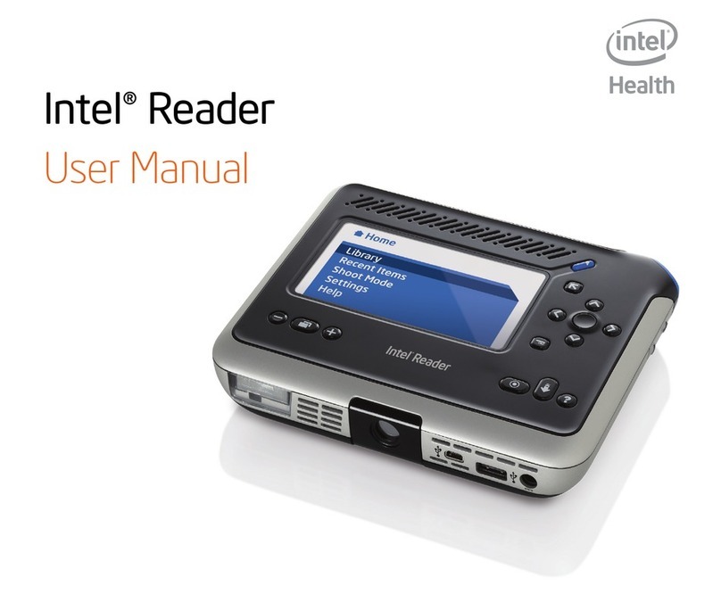 Intel Reader Manuel utilisateur
