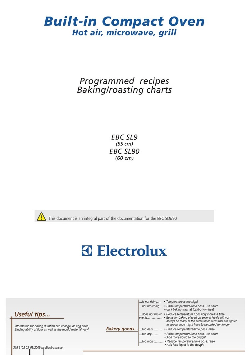 Electrolux EBC SL90 Manuel utilisateur