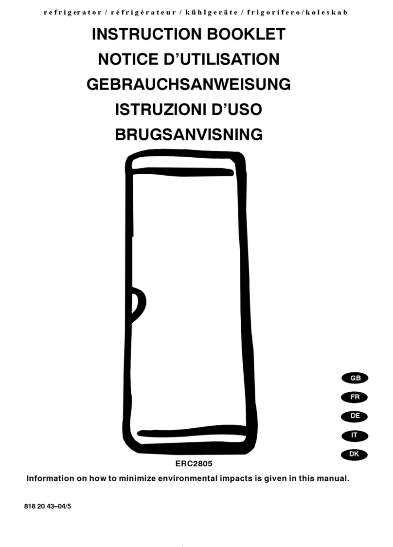 Electrolux ERC2805 Manuel utilisateur Electrolux ERC2805 Manuel utilisateur