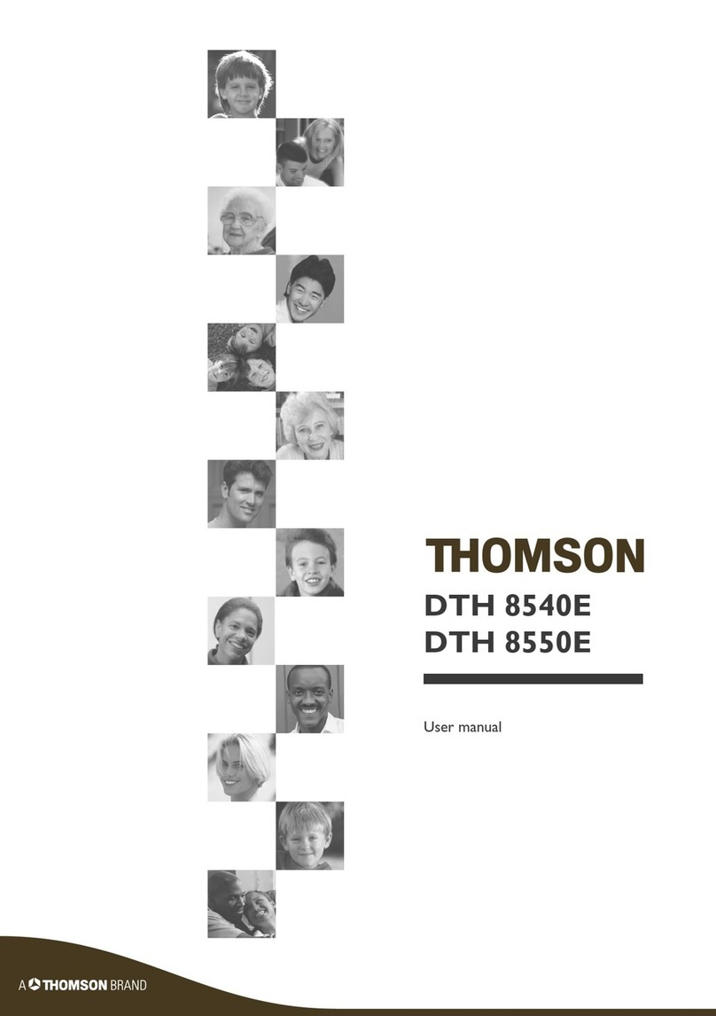 THOMSON DTH 8550E Manuel utilisateur