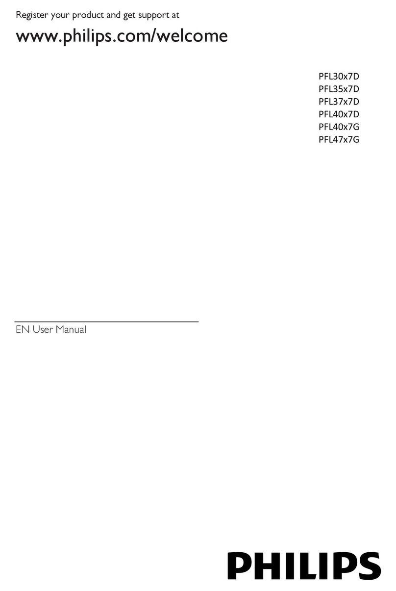 Philips PFL30x7D Manuel utilisateur