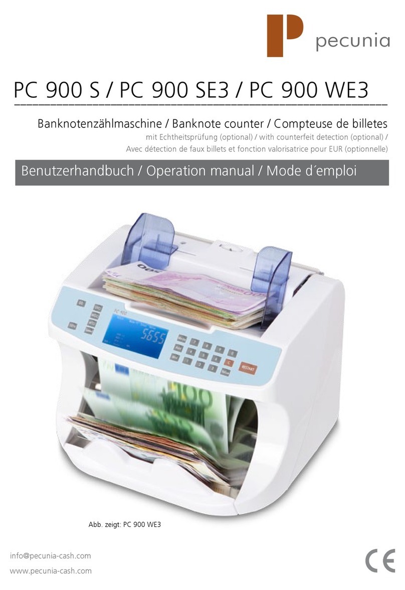Pecunia PC 900 S Manuel utilisateur Pecunia PC 900 S Manuel utilisateur