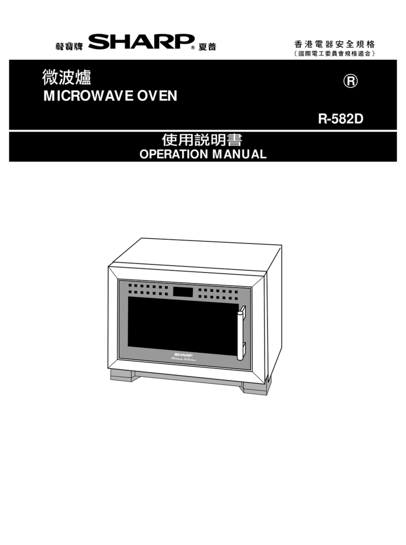 Sharp R-582D Manuel utilisateur