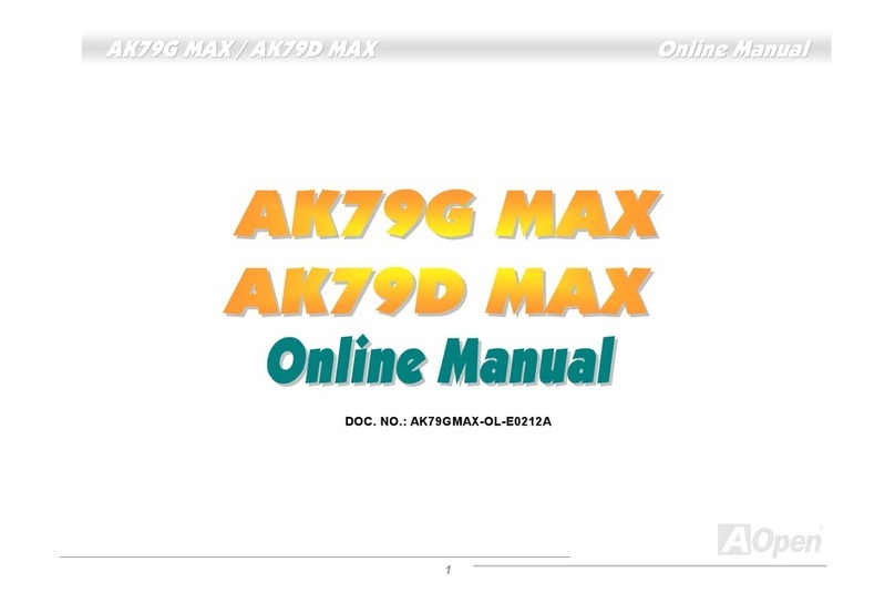 AOpen AK79G MAX Manuel utilisateur