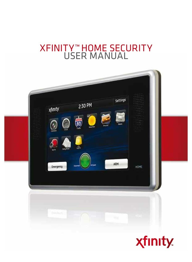 Comcast HOME SECURITY Manuel utilisateur