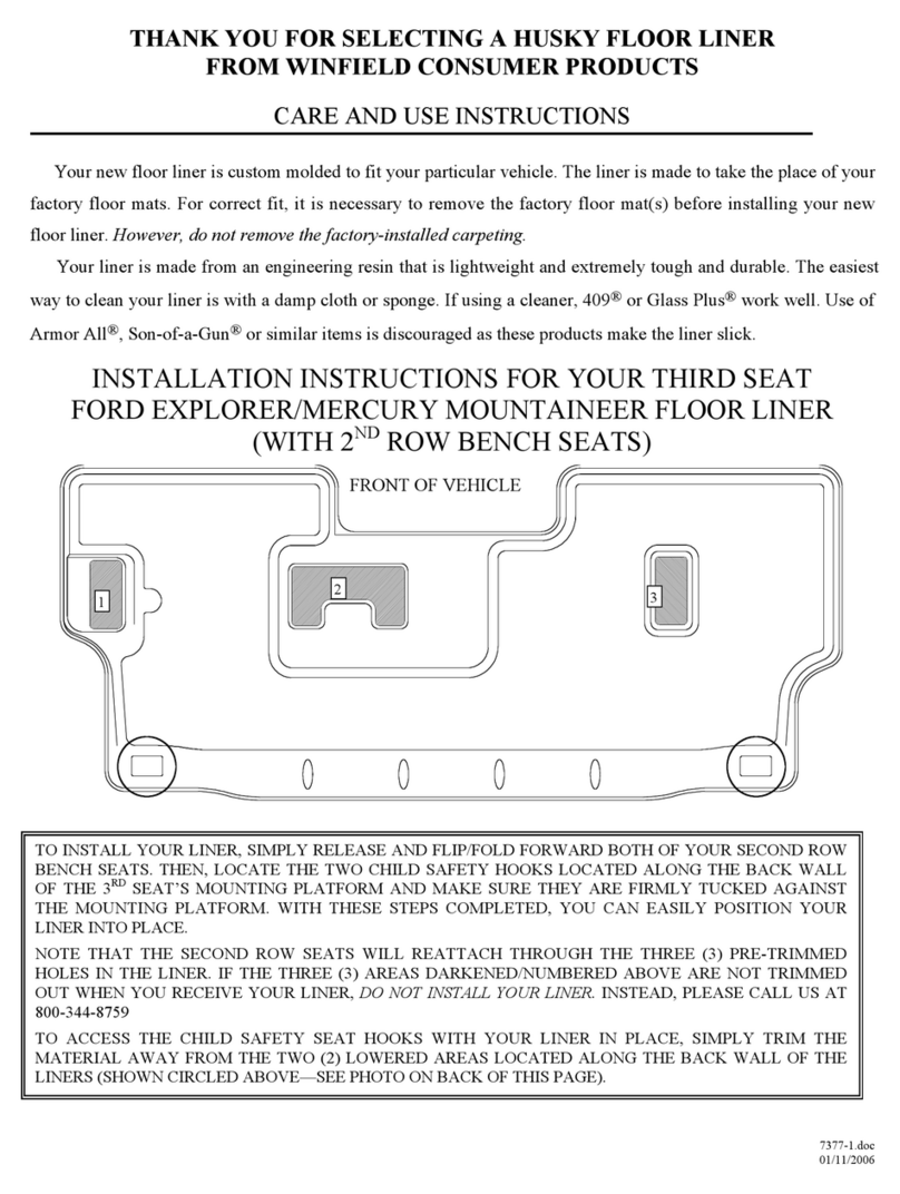 HUSKY LINERS 7377 Manuel HUSKY LINERS 7377 Manuel