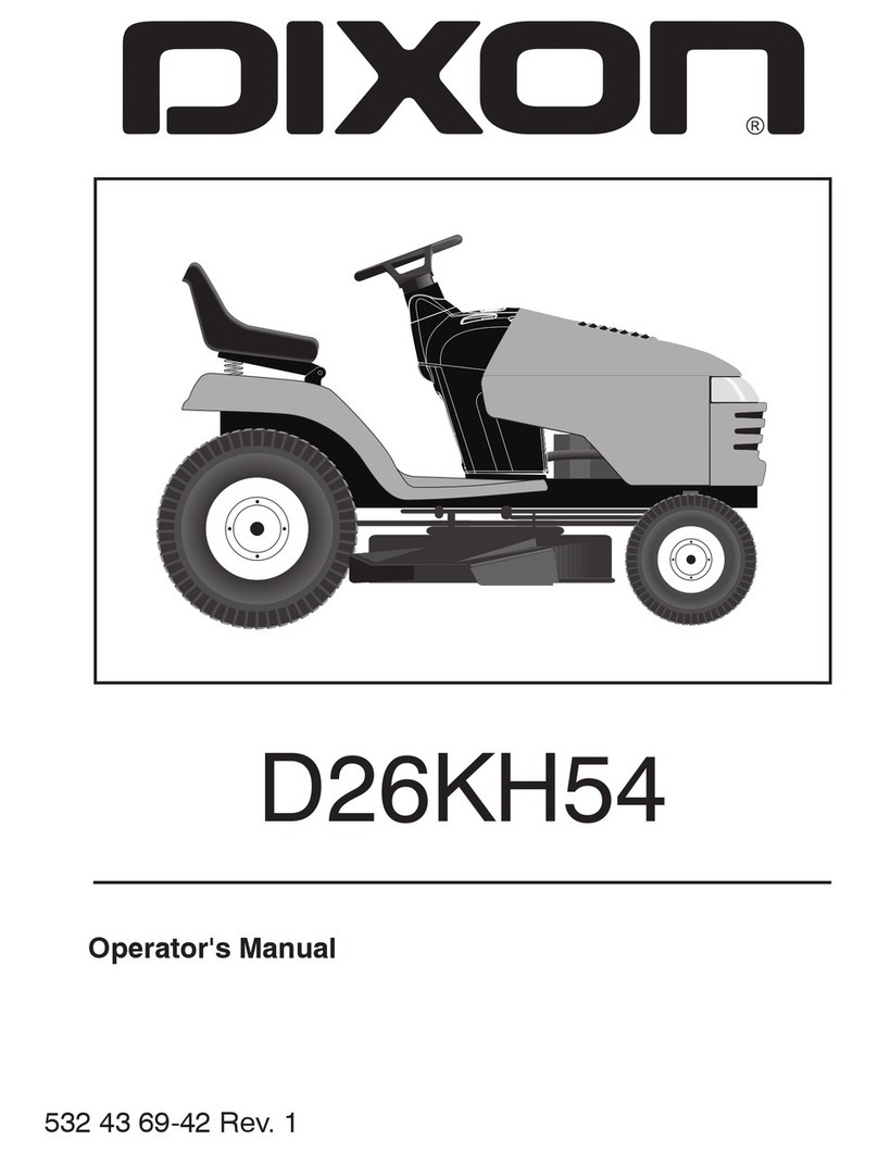 Dixon D26KH54 Manuel utilisateur Dixon D26KH54 Manuel utilisateur