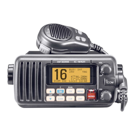 Icom IC-M421 Manuel utilisateur
