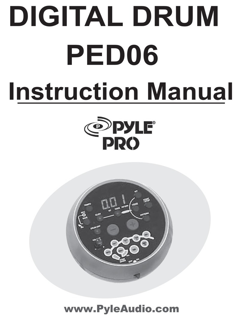 Pyle Pro PED06 Manuel utilisateur