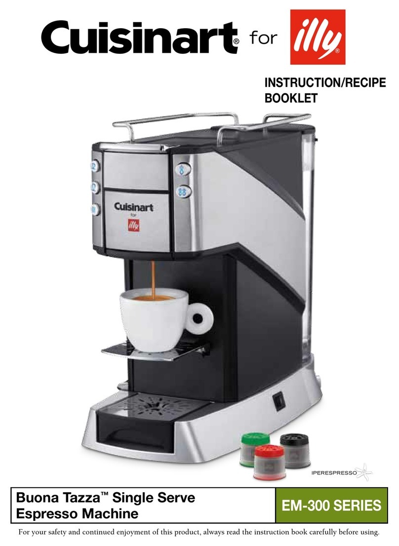 Cuisinart Buona Tazza Manuel de service