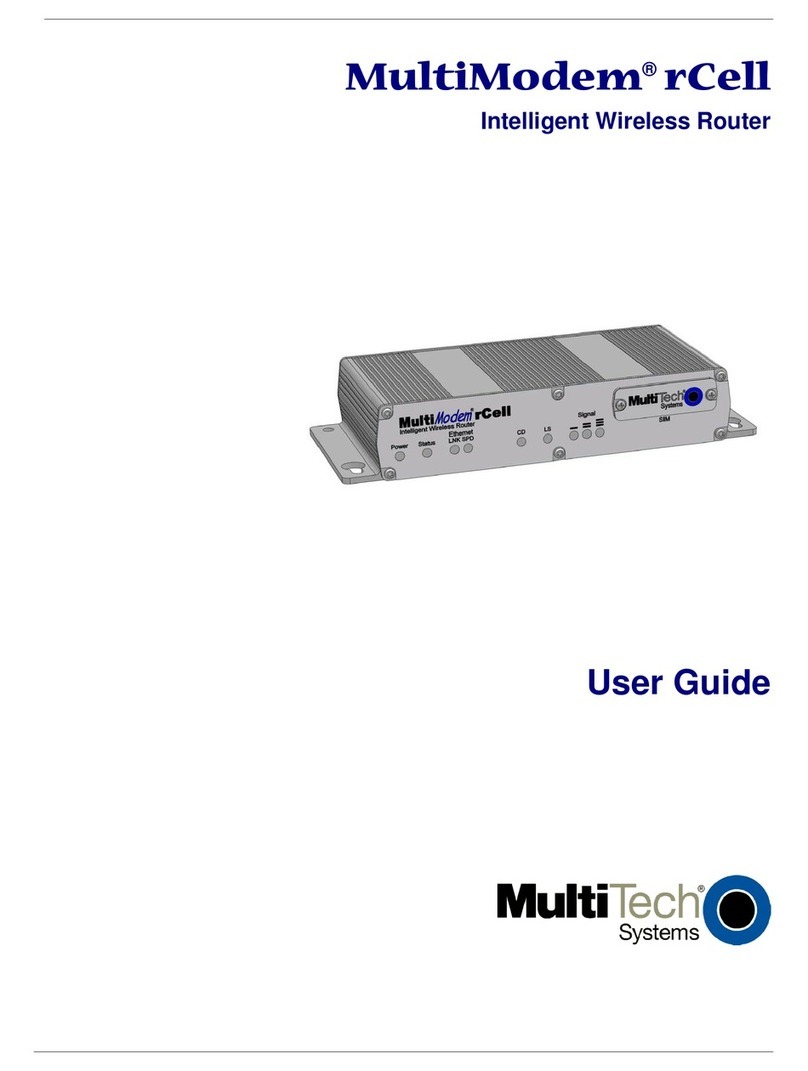 Multitech MultiModem rCell Manuel utilisateur