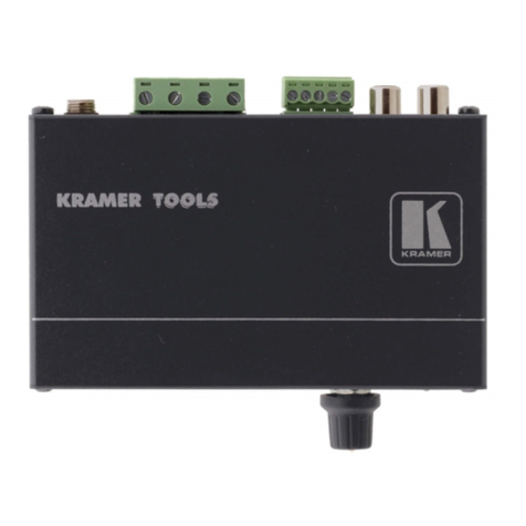 Kramer 912 Manuel utilisateur