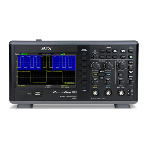 LeCroy WaveAce 1000 series Manuel utilisateur LeCroy WaveAce 1000 series Manuel utilisateur