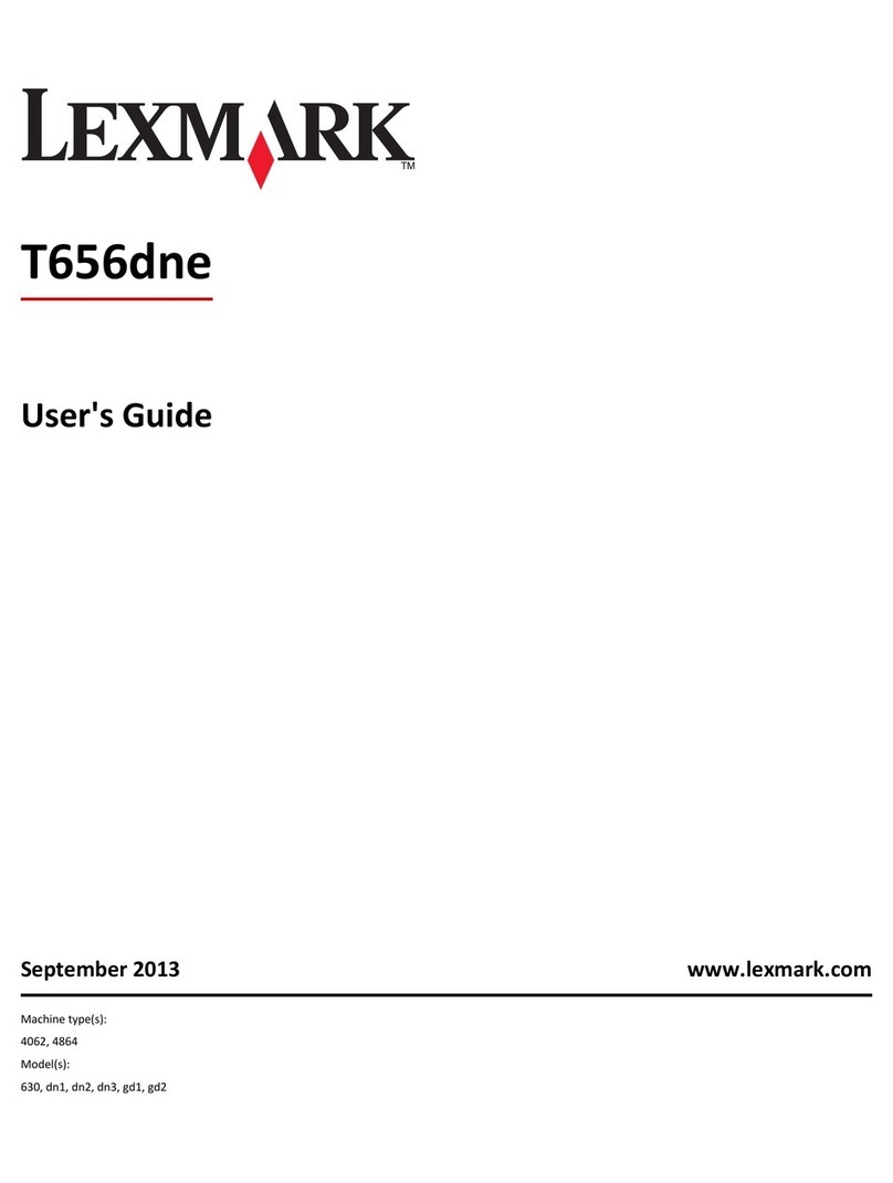 Lexmark T656DNE Manuel utilisateur