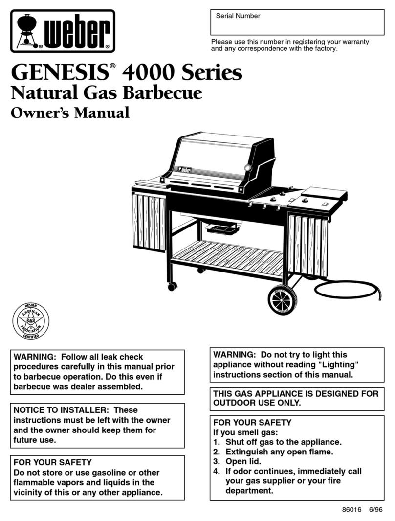 Weber Genesis 4 LP Manuel utilisateur