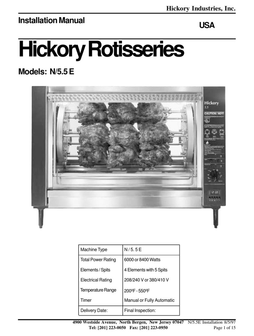 Hickory 5.5 E Manuel utilisateur Hickory 5.5 E Manuel utilisateur