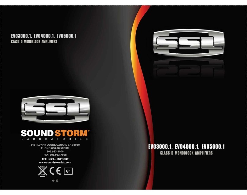 Ssl EVO3000.1 Manuel utilisateur Ssl EVO3000.1 Manuel utilisateur