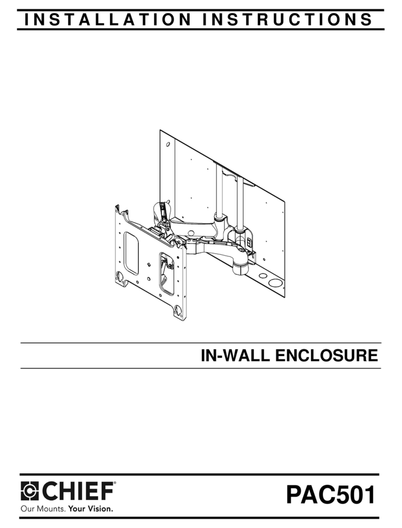 CHIEF PAC501 Manuel utilisateur CHIEF PAC501 Manuel utilisateur