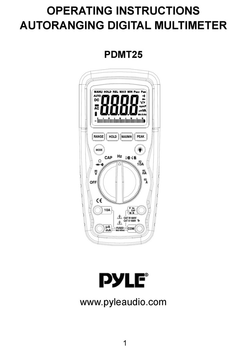 Pyle PDMT25 Manuel utilisateur