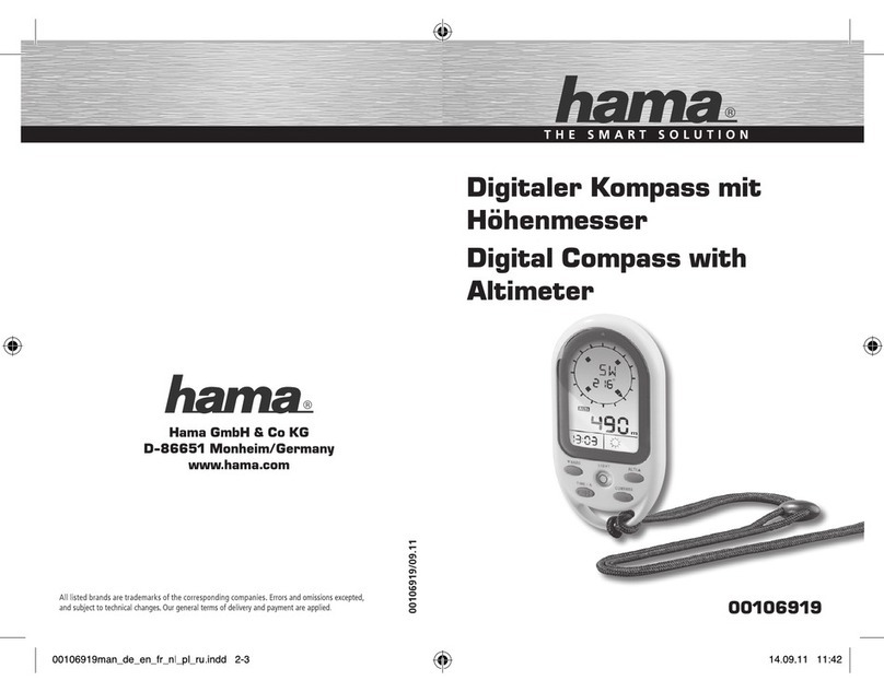 Hama Digital Compas Manuel utilisateur