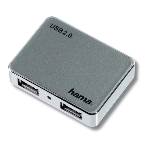 Hama USB Hub Manuel utilisateur