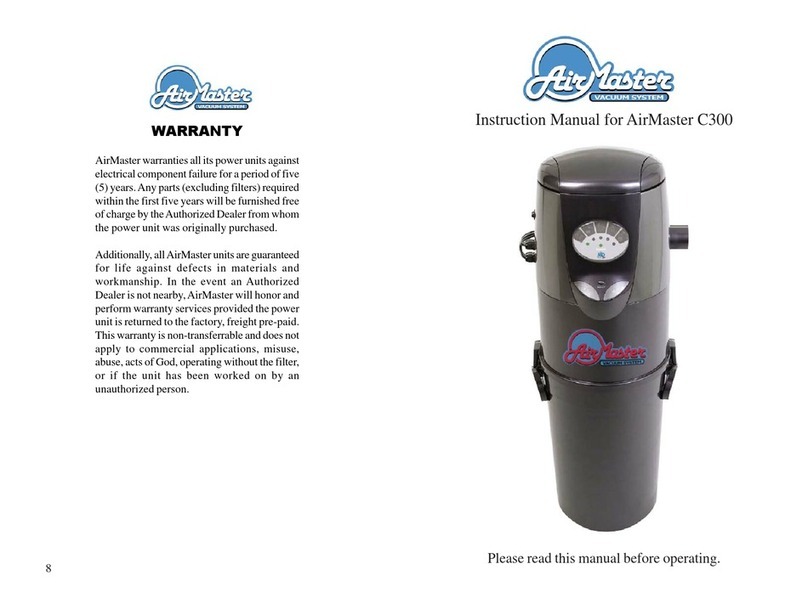 airmaster C300 Manuel utilisateur airmaster C300 Manuel utilisateur