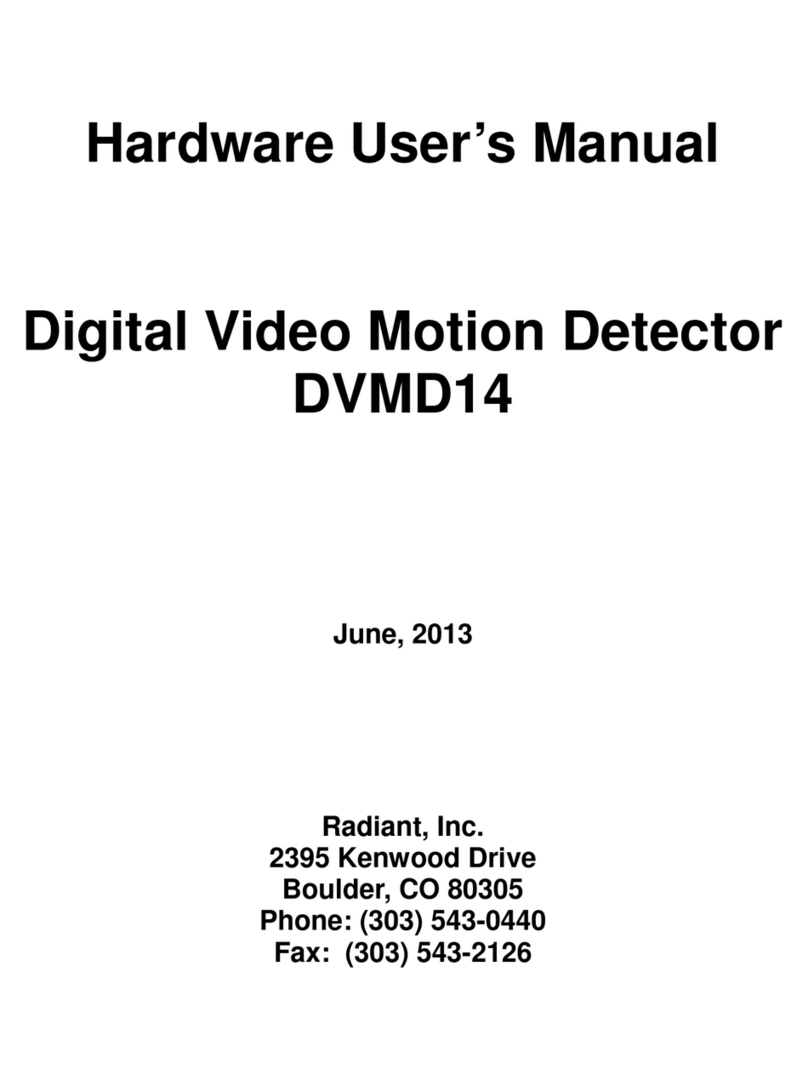 Radiant DVMD14 Manuel utilisateur