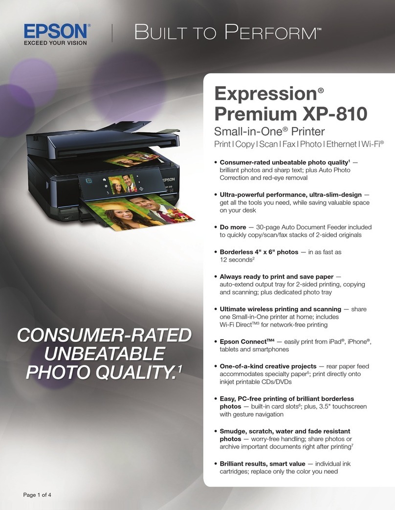 Epson XP-810 Manuel utilisateur