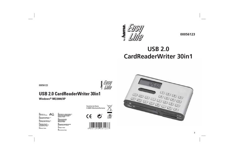 Hama 56123 Manuel utilisateur