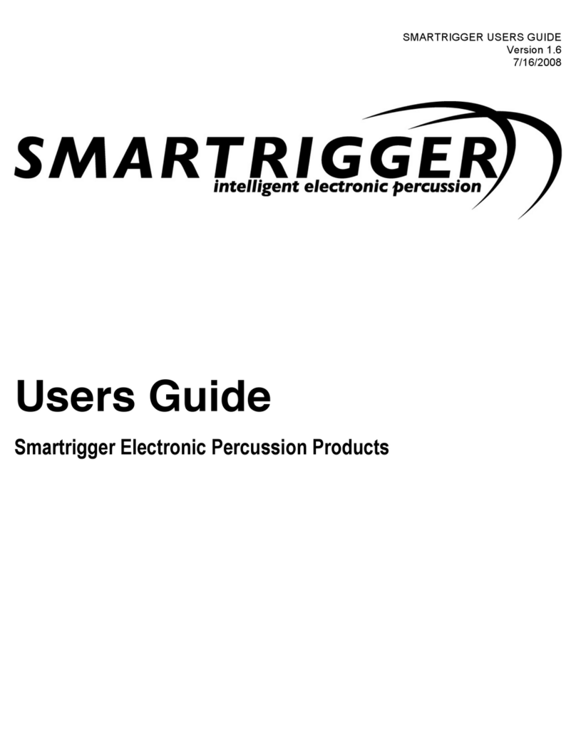 Smartrigger electronic cymbals Manuel utilisateur