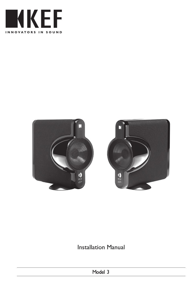 KEF picoforte 3 Manuel utilisateur