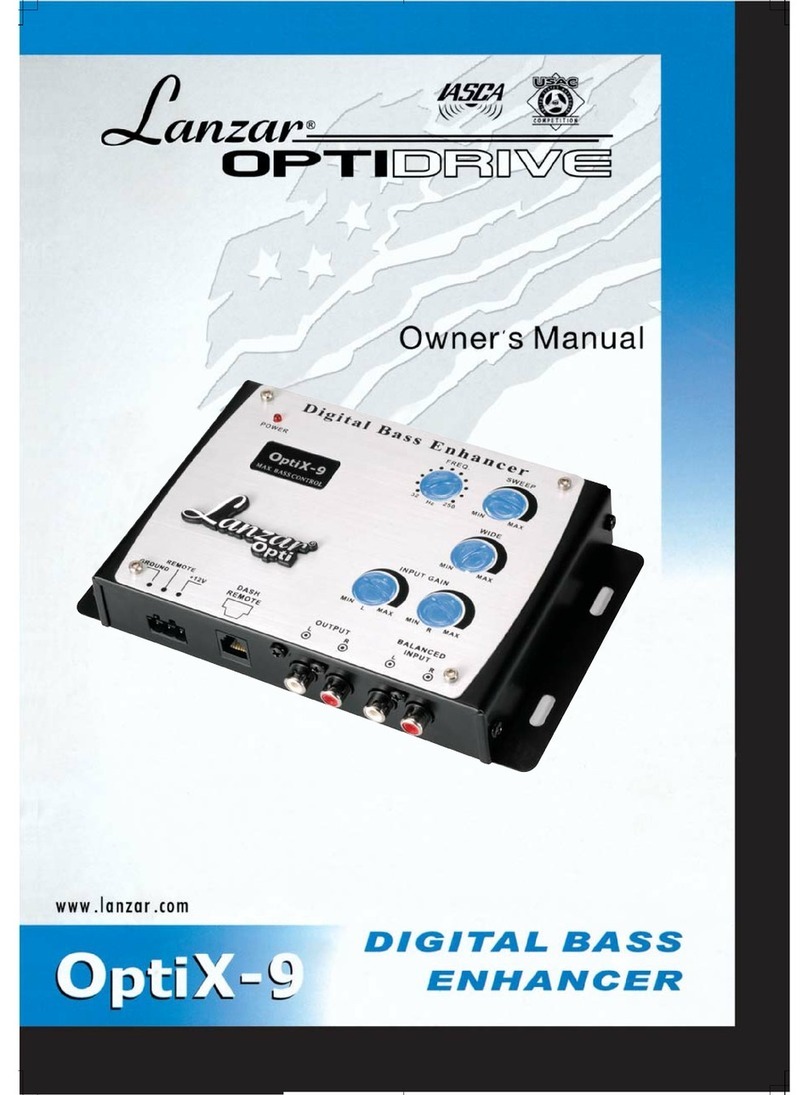 Lanzar OPTIX-9 Manuel utilisateur