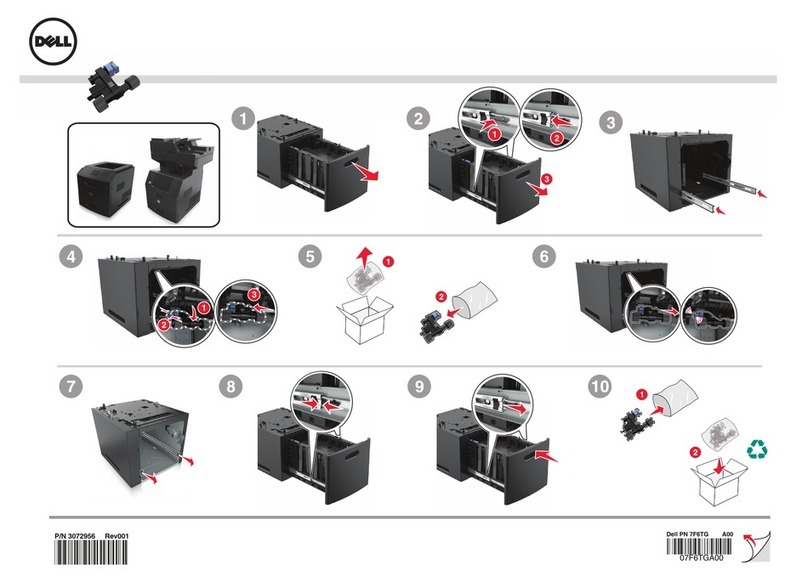 Dell B5460dn Mono Laser Printer Manuel utilisateur
