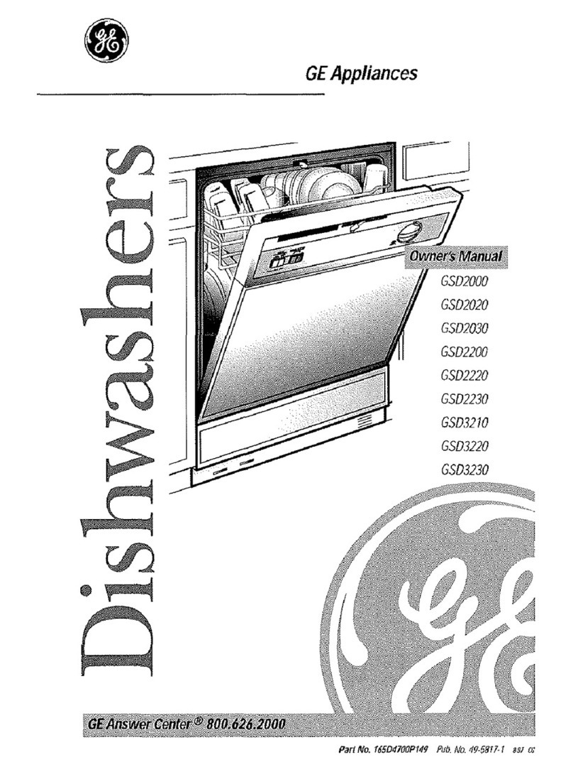 GE GSD2000 series Manuel utilisateur