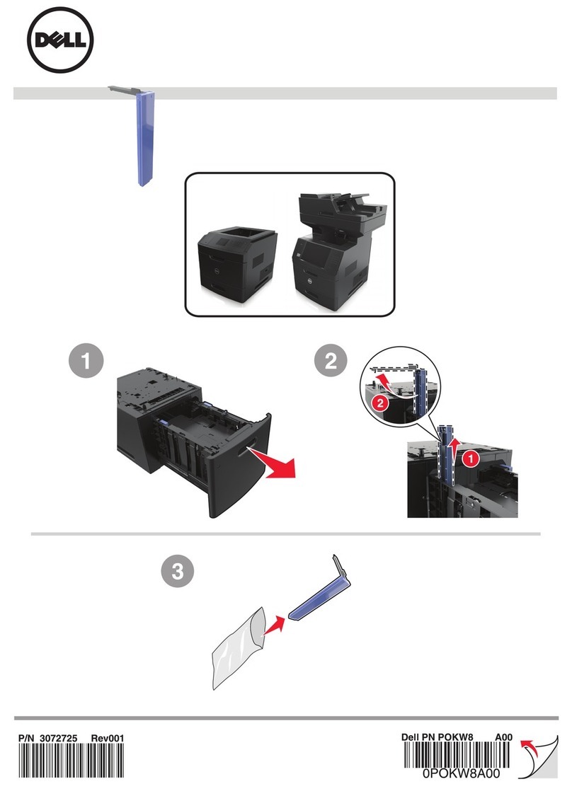 Dell B5465dnf Mono Laser Printer MFP Manuel utilisateur