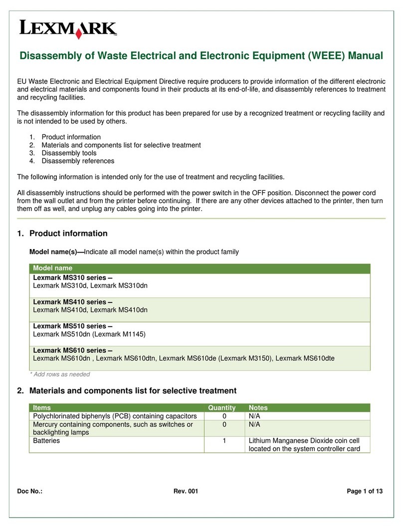 Lexmark MS610dn Manuel utilisateur