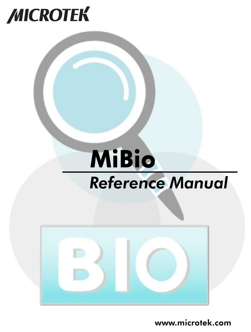 Microtek MiBio Manuel utilisateur