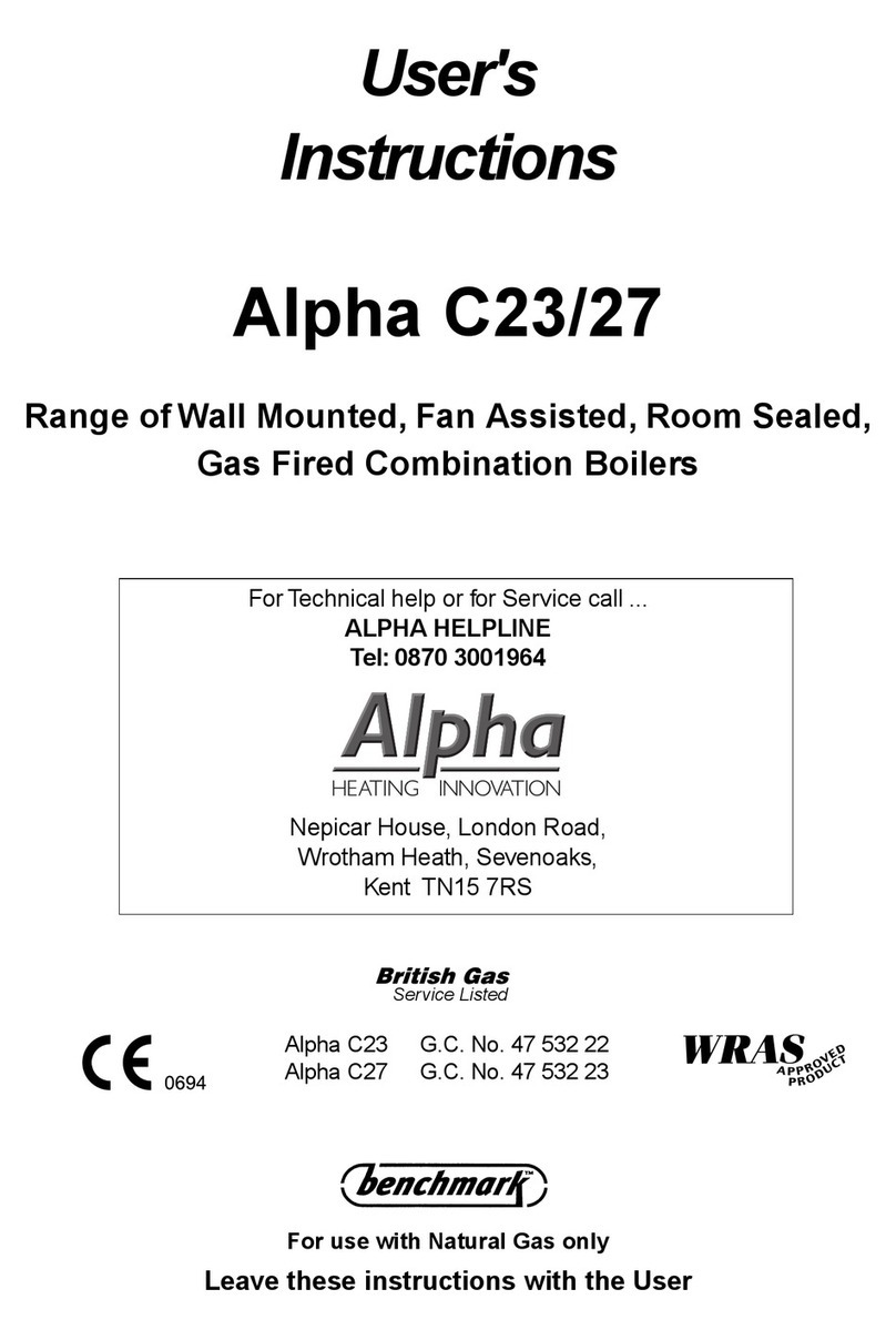 Alpha Alpha C23 Manuel utilisateur