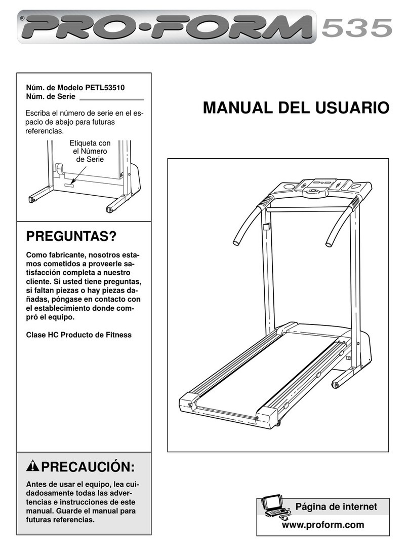 Pro-Form 535 Guide de l'utilisateur
