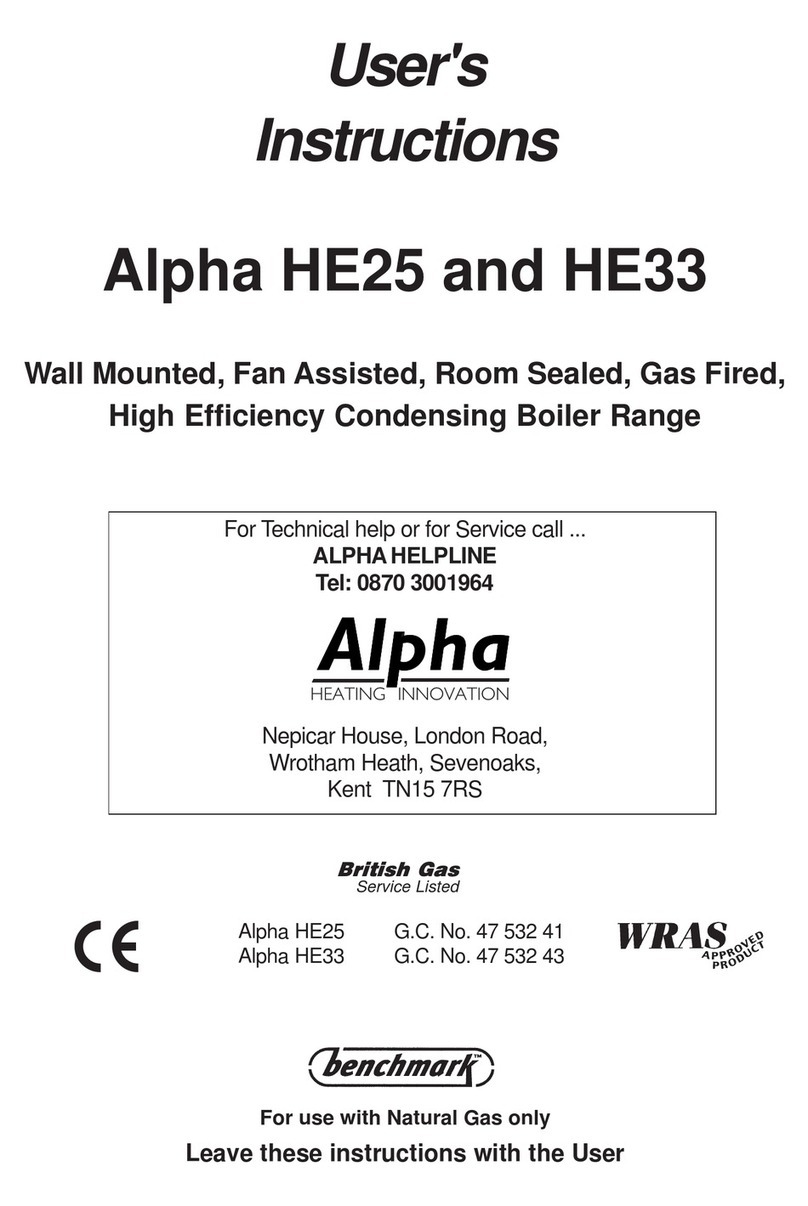 Alpha Alpha HE25 Manuel utilisateur