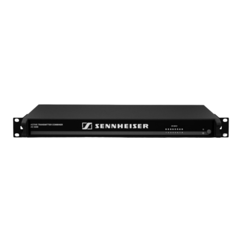 Sennheiser AC 3200 Manuel utilisateur Sennheiser AC 3200 Manuel utilisateur