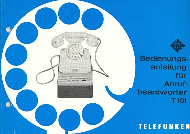 Telefunken TP 101 Guide de démarrage rapide